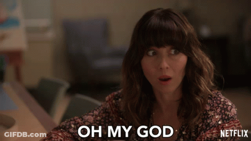 Woman Saying Oh My God Netflix Ad GIF