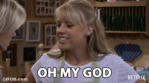 Woman Saying Oh My God GIF