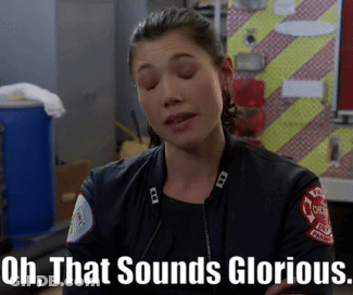Woman Saying Oh That Sounds Glorious GIF