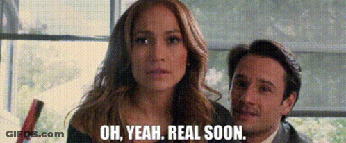 Woman Saying Oh Yeah Real Soon GIF
