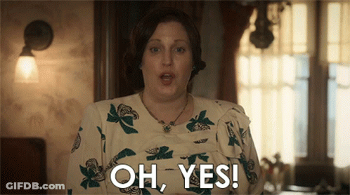 Woman Saying Oh Yes GIF