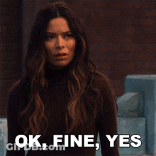 Woman Saying Ok Fine Yes GIF