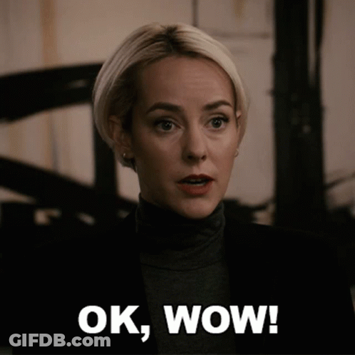 Woman Saying Ok Wow GIF
