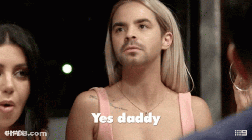 Woman Saying Please Daddy GIF