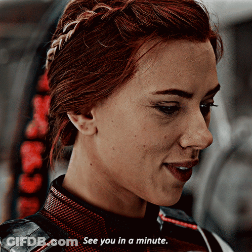 Woman Saying See You In A Minute GIF