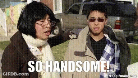 Woman Saying So Handsome GIF