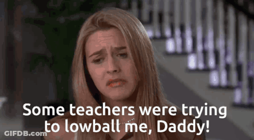 Woman Saying Some Teachers Lowballed Me Daddy GIF