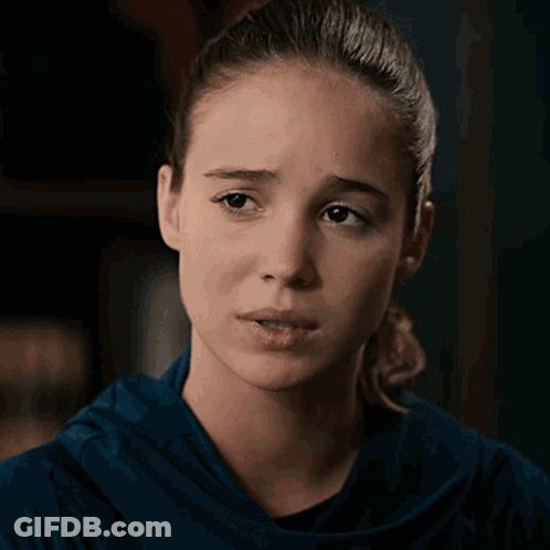 Woman Saying Sorry For Your Pain GIF