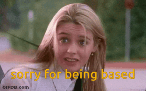 Woman Saying Sorry In Yellow GIF