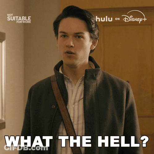 Woman Saying That's Great Hulu Logo GIF