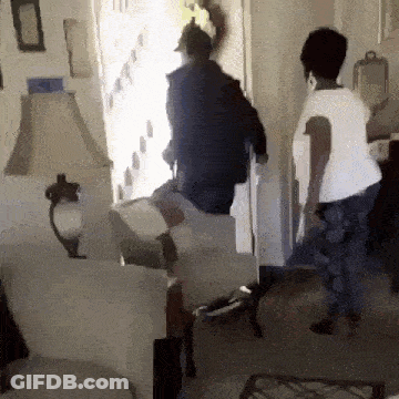 Woman Saying That's How You Slam A Door GIF