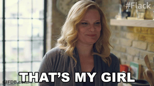 Woman Saying That's My Girl GIF