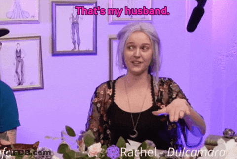 Woman Saying That's My Husband GIF