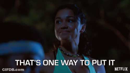 Woman Saying That's One Way To Put It Netflix Logo GIF