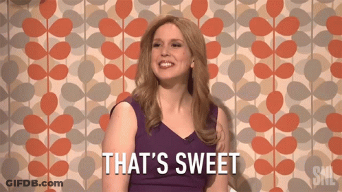 Woman Saying That's Sweet GIF
