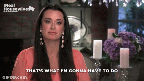 Woman Saying That's What I Have To Do GIF