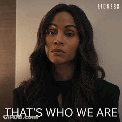 Woman Saying That's Who We Are GIF