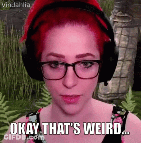 Woman Saying That Was Weird In Hulu Ad GIF