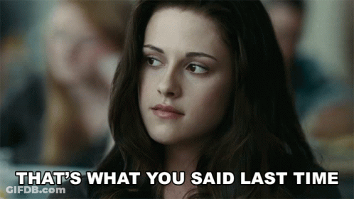 Woman Saying Thats What You Said Last Time In Classroom GIF