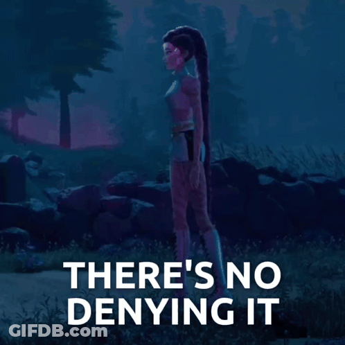 Woman Saying There's No Denying It GIF