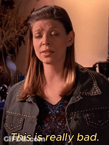 Woman Saying This Is Really Bad Wearing Jacket GIF