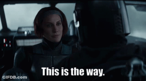 Woman Saying This Is The Way GIF