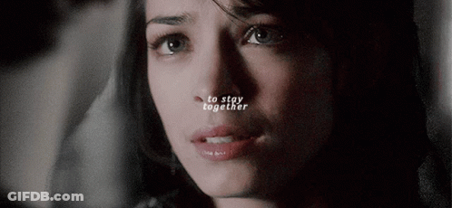 Woman Saying To Stay Together GIF