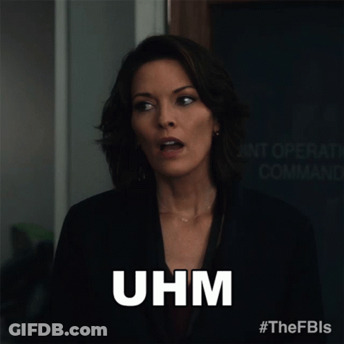 Woman Saying Uhm At Joint Operations Command Sign GIF