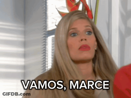Woman Saying Vamos Marce GIF