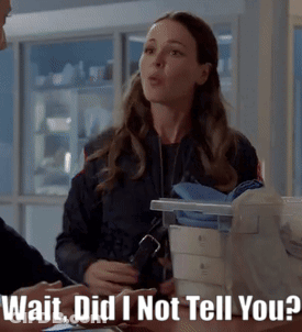 Woman Saying Wait Did I Not Tell You GIF