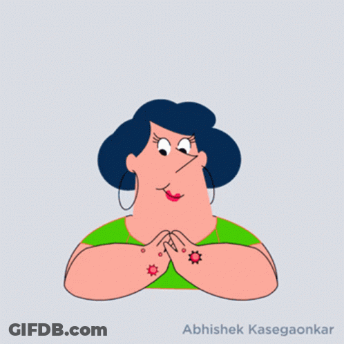 Woman Saying Washed Your Hands GIF