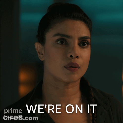 Woman Saying Were On It GIF