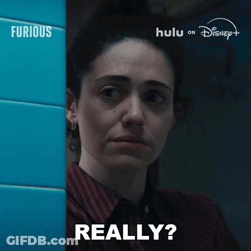 Woman Saying What Did I Say In Front Of Disney Advertisement GIF