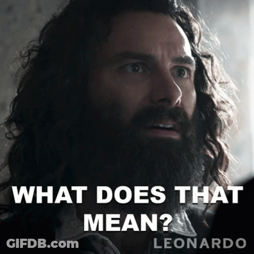 Woman Saying What Does That Mean In Netflix Ad GIF