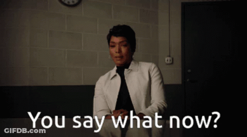 Woman Saying What Next To Clock GIF