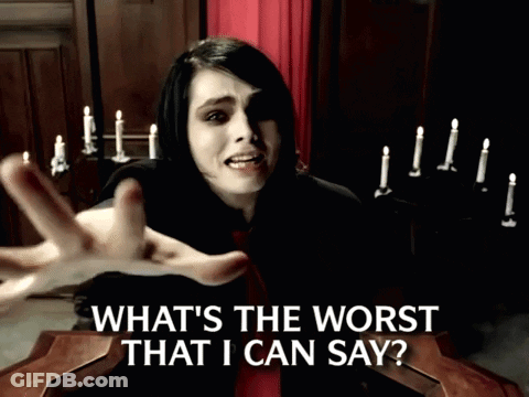 Woman Saying What's The Worst I Can Say With Candles GIF