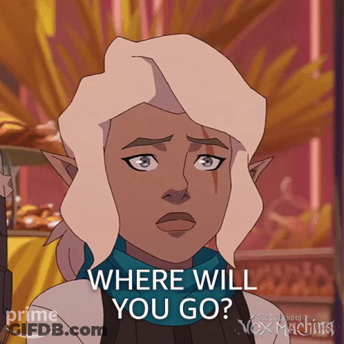 Woman Saying Where Will You Go GIF