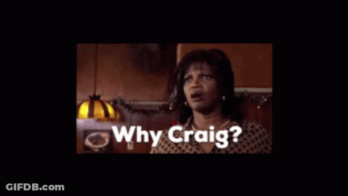 Woman Saying Why Craig Dark Room GIF