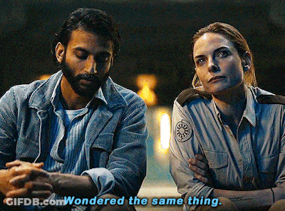 Woman Saying Wondered The Same Thing Sitting Next To Man GIF