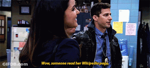 Woman Saying Wow Next To Man GIF