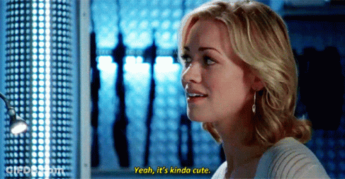 Woman Saying Yeah It's Kinda Cute GIF
