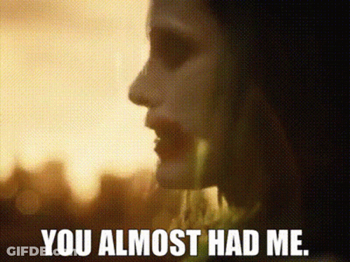 Woman Saying You Almost Had Me GIF