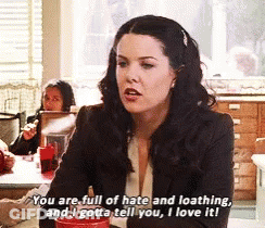 Woman Saying You Are Full Of Hate GIF