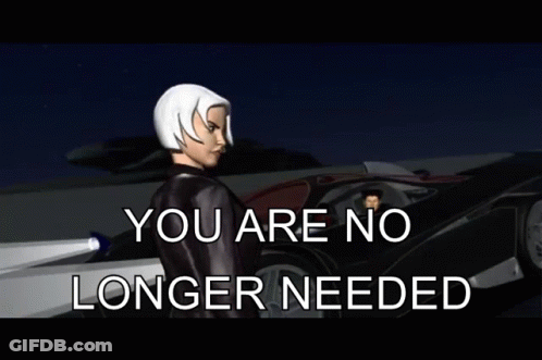 Woman Saying You Are No Longer Needed GIF