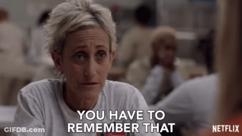 Woman Saying You Have To Remember That Netflix GIF