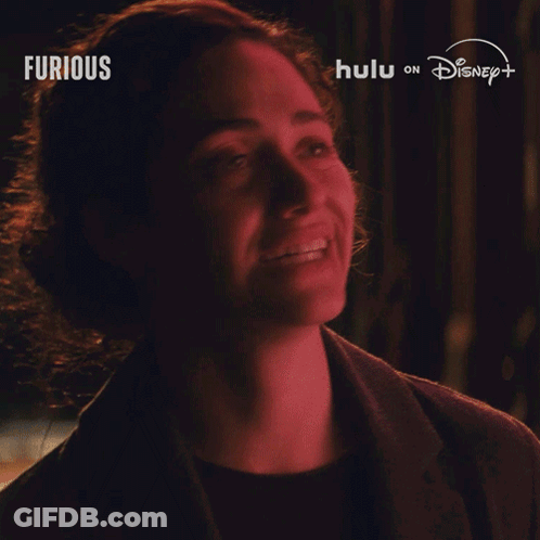 Woman Saying You Know I Can't Tell You In Front Of Furious Poster GIF