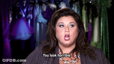 Woman Saying You Look Horrible Before Dresses GIF