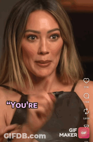 Woman Saying You Re GIF