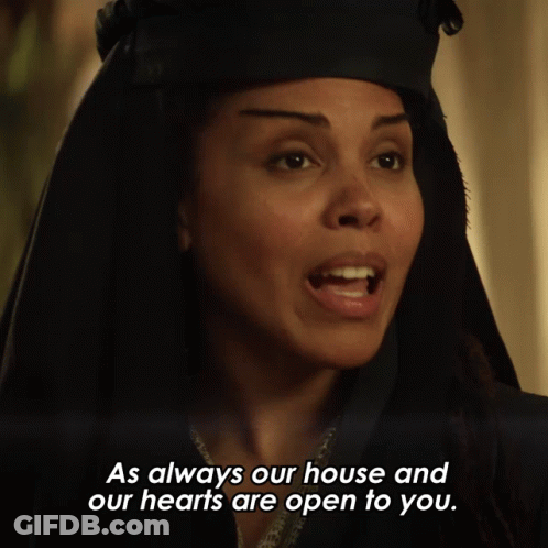 Woman Says As Always Our House And Our Hearts Are Open To You GIF