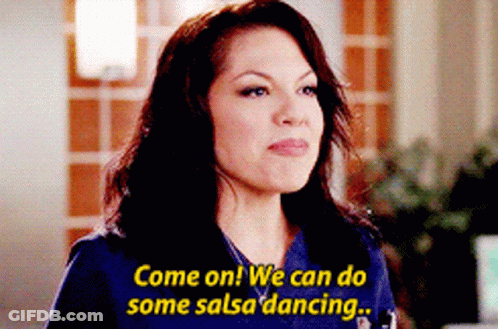 Woman Says Come On We Can Do Some Salsa Dancing GIF